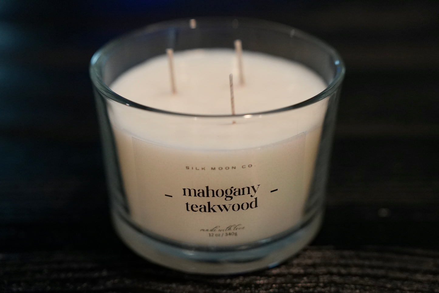 Mahogany Teakwood Candle
