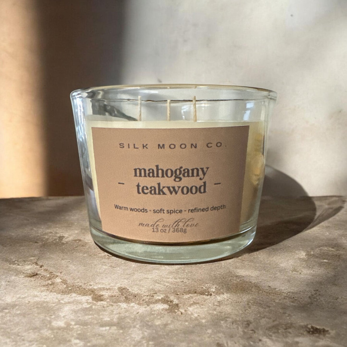 Mahogany Teakwood Candle