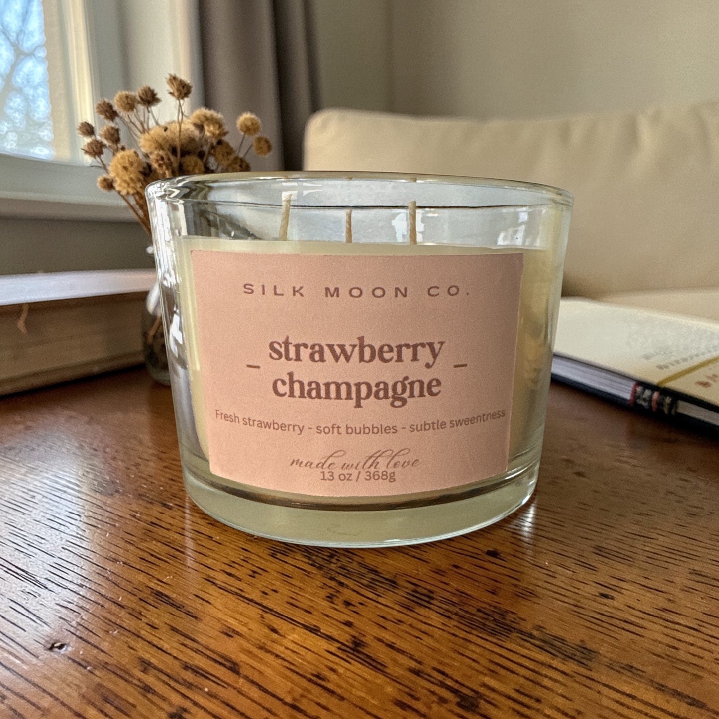 Strawberry Champagne Candle