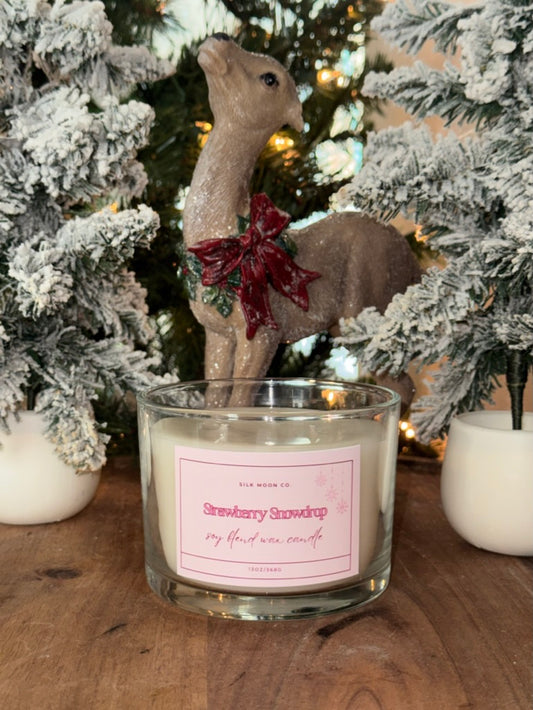 Strawberry Snowdrop Candle