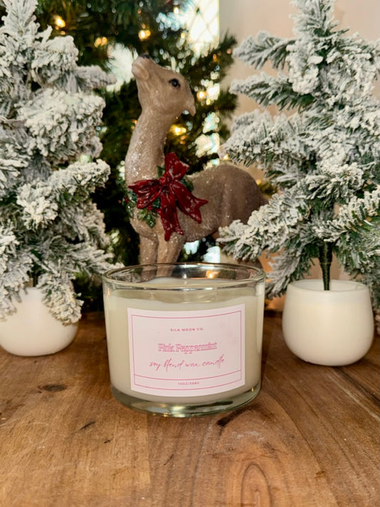 Pink Peppermint Candle