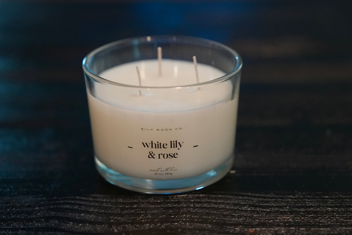White Lily & Rose Candle
